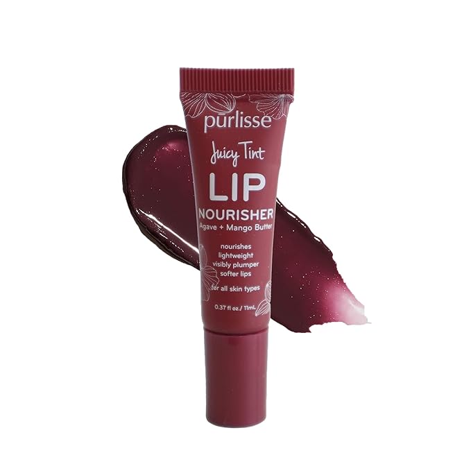 Purlisse Juicy Tint Lip Nourisher - Tinted Lip Moisturizer (Berry Shine)