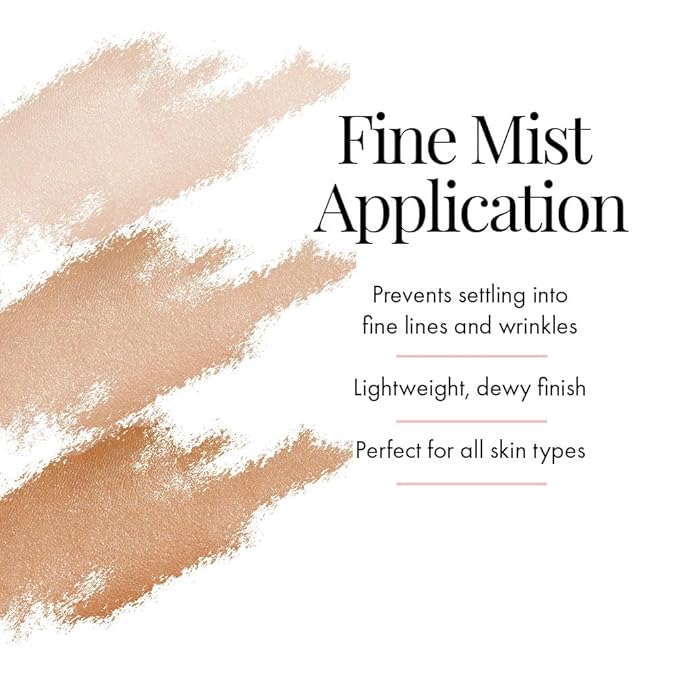 Jerome Alexander MagicMinerals AirTint Tinted Moisturizer AirBrush Spray Light Shade | Tinted Moisturizer Spray with Anti-Aging Ingredients | Cognac