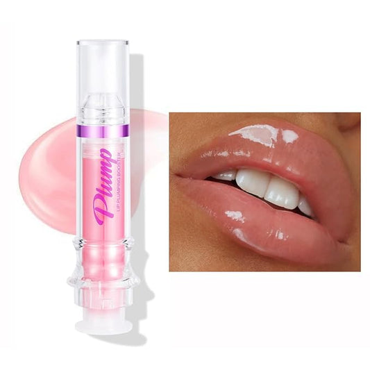 Lip Plumper Gloss,Natural Spicy Lip Plumping Booster Moisturizing Hydrating Lip Plumping Oil and Lip Care Serum for Women Girls(#1)