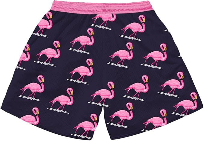 Fashion Funny Animal Printing Swim Trunks 5 inch Inseam Quick Dry Active Board Shorts for Men