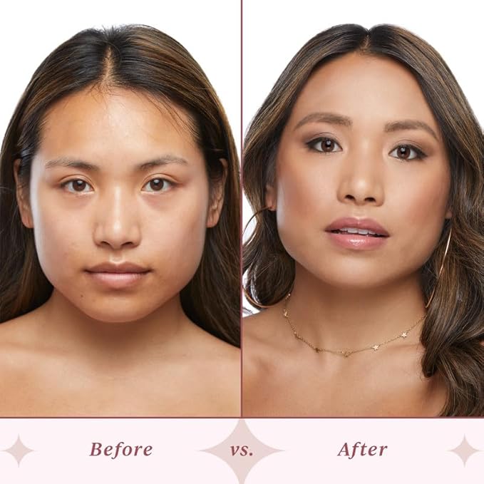 Foundation for Light to Full Coverage - Mousse Liquid Makeup Foundation for Uneven Skin Tone - Diverse Skin Types Mature, Dry, Oily - Oil-free, Cruelty-free (Light)