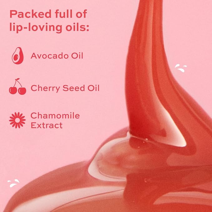 Revolution Beauty, Juicy Peptide Lip Balm, Hydrating & Plumping Lip Balm with Sheer Color, Infused with Vitamin E & Peptides, Clear Ice, 0.27 Fl. Oz