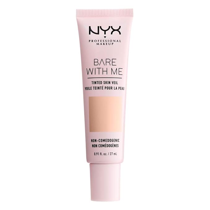 NYX PROFESSIONAL MAKEUP Bare With Me Tinted Skin Veil, Lightweight BB Cream - Pale Light