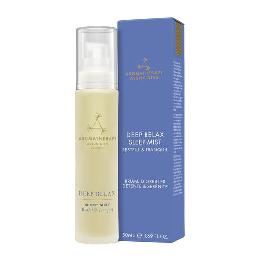 Aromatherapy Associates Deep Relax Sleep Mist. Body and Linen Spray for Restorative Sleep. Made with Vetivert, Chamomile and Sandalwood Essential Oils (1.69 fl oz)