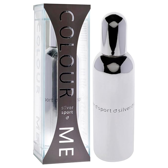 Milton-Lloyd Colour Me Silver Sport -Cologn-for Men - Woody Fragrances - Mens-Cologn - Long Lasting Perfume for Men - Woody-Cologn- 3 oz