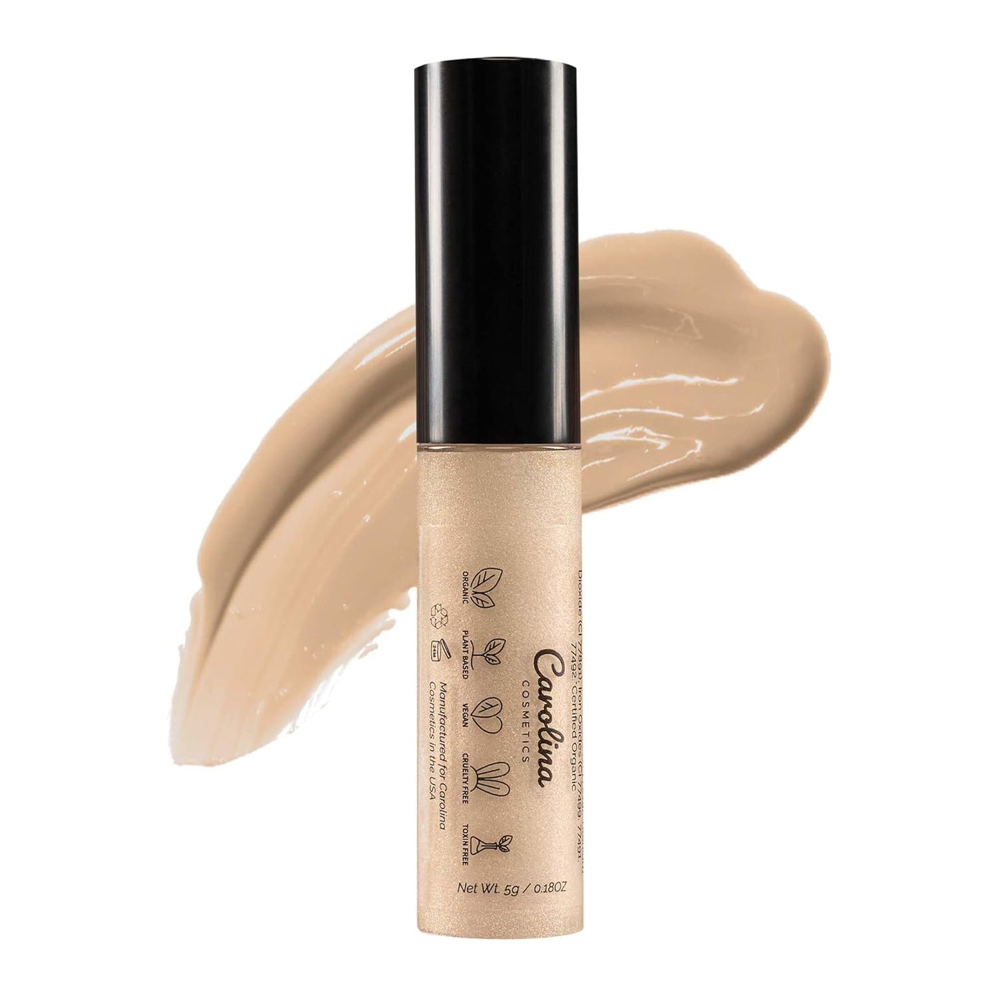 Plant-Based Non-Sticky Lip Gloss (Wifey) - Hydrating & Nourishing - Sunflower Seed Oil, Cacao & Grape Seed Oil - Gluten-Free, Vegan, Non-GMO, Paraben-Free - 5g/0.18oz