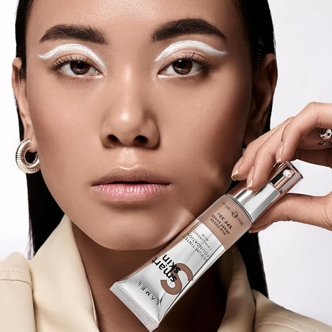 Lamel- Smart Skin Serum Tinted Foundation - 409 Deep Beige | Smoothens skin | Weightless texture| Blurs pores | All-day wear | 35ml