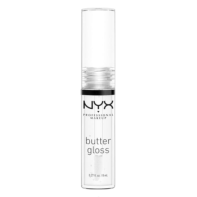 NYX PROFESSIONAL MAKEUP Butter Gloss, Non-Sticky Lip Gloss - Sugar Glass (Clear)