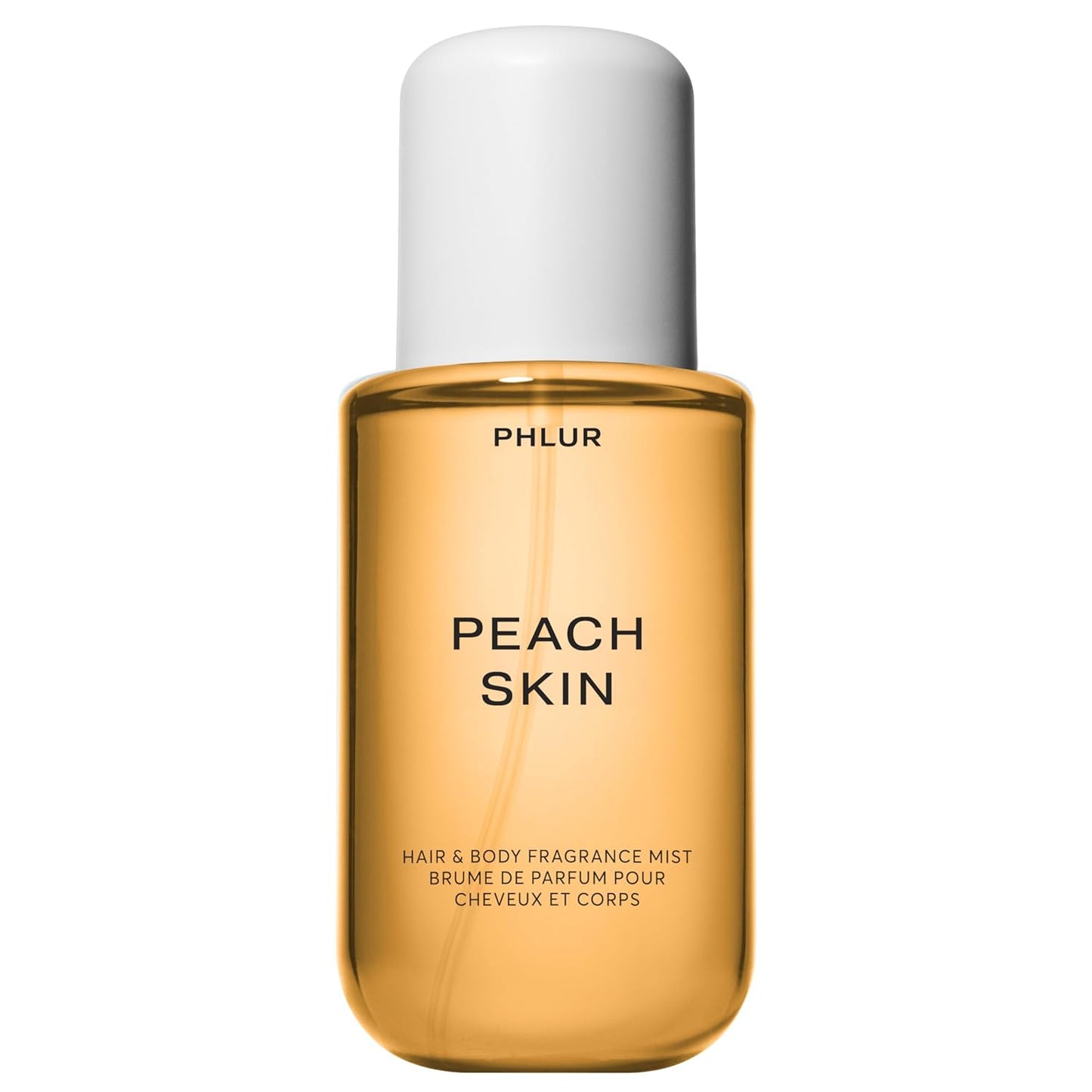 PHLUR Peach Skin Body Mist - Hair & Body Fragrance Mist - Peach, Plum, Bergamot, Milky Sandalwood & White Freesia Body Spray (8 fl oz)