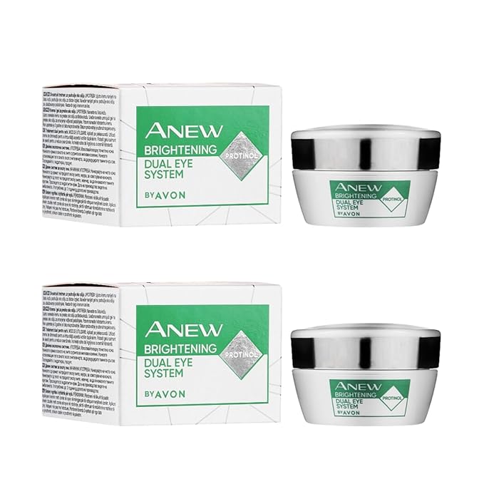 AVON Anew Brightening Dual Eye System 20 ml / 0.66 fl oz (2 pack)