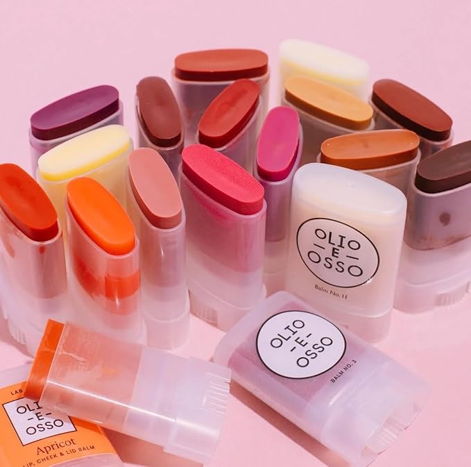 Olio E Osso - Natural Lip + Cheek Balm | Natural, Non-Toxic, Clean Beauty (No. 12 Plum, 0.35 oz | 10 g)