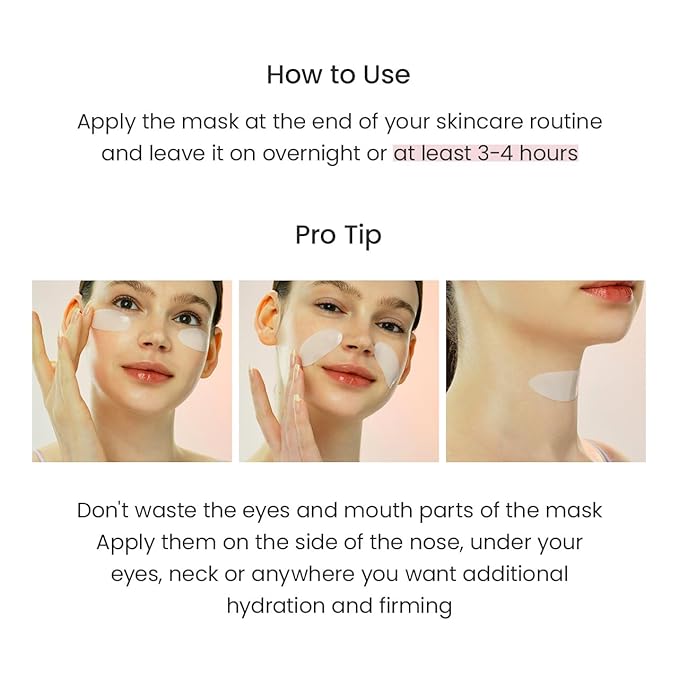 BIODANCE Bio-Collagen Real Deep Mask, Hydrating Overnight Hydrogel Mask, Pore Minimizing, Elasticity Improvement, Korean Skincare | 1.19oz(34g) x 4ea