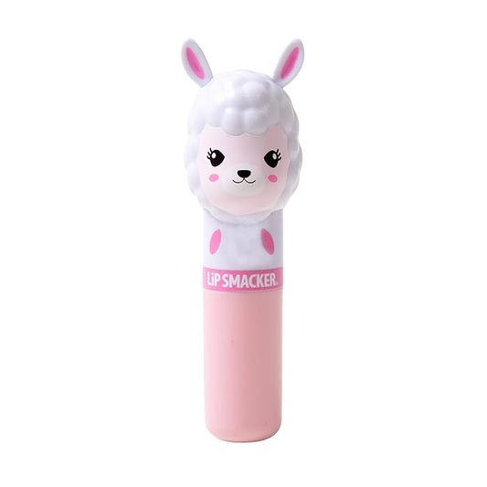 Lip Smacker Lippy Pals Llama, Flavored Moisturizing & Smoothing Soft Shine Lip Balm, Hydrating & Protecting Fun Tasty Flavors, Cruelty-Free & Vegan - Straw-ma-Llama berry