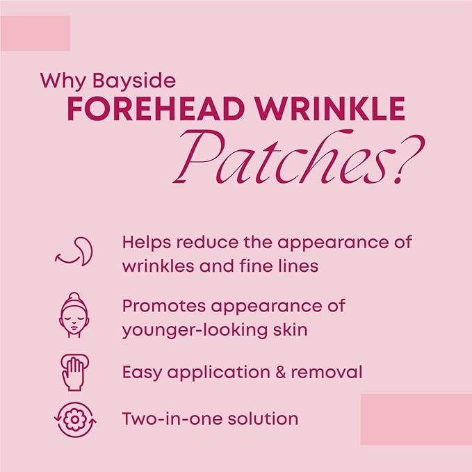 Forehead Wrinkle Patches | Anti-Wrinkle Facial Patches for Fine Lines | Overnight Wrinkle Filler & Deep Line Treatment | Disposable Face Tape for a Youthful, Firmer, and Smoother Appearance | 20 Count
