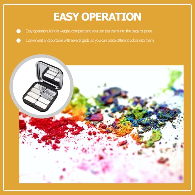 Beaupretty 2pcs Empty Lipstick Palette DIY Lipstick Lip Balm Blusher Containers Refillable Makeup Eyeshadow Storage Case Box with Mirror