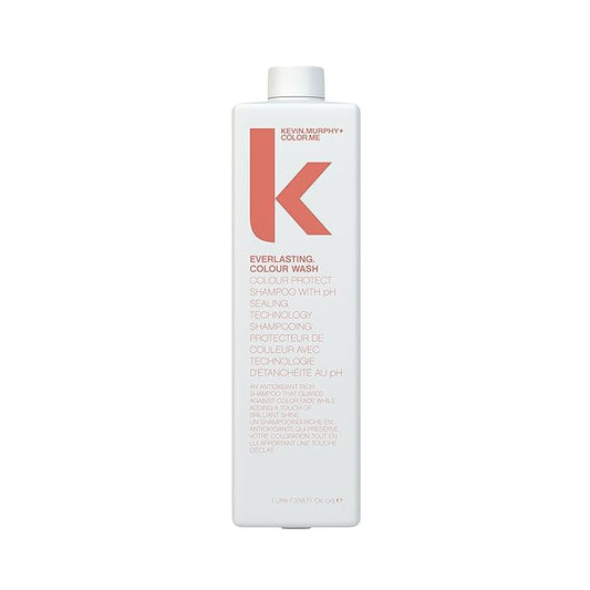 KEVIN.MURPHY EVERLASTING.COLOUR WASH - Hair Colour Shampoo - Colour Protect Hair Care - pH Balanced Shampoo - Sulphate Free -1000 mL / 8.4 fl oz