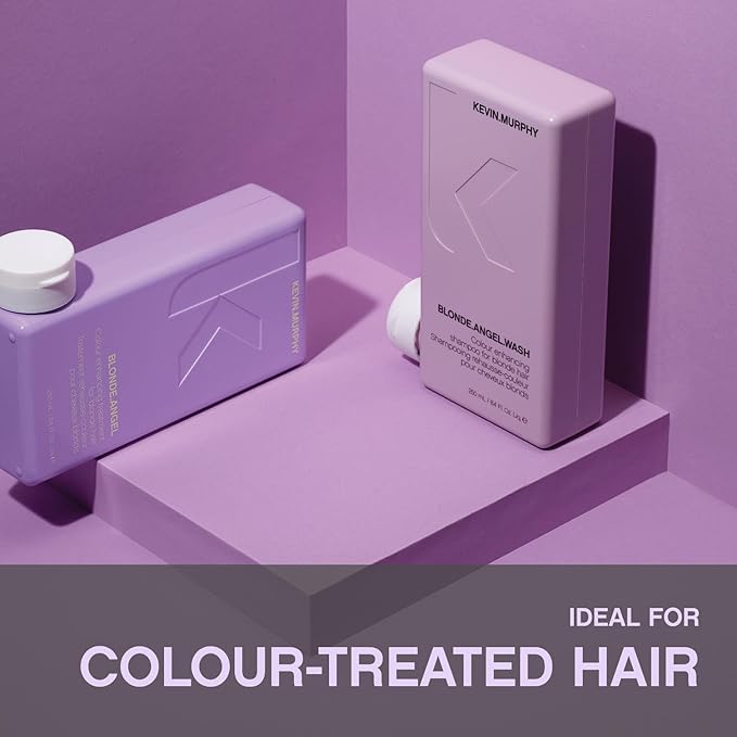 KEVIN.MURPHY BLONDE.ANGEL.WASH - Blonde Shampoo - Purple Shampoo for Blonde & Grey Hair - Colour Enhancement Hair Care - Colour Safe - Paraben & Sulphate Free - 250 mL /8.4 fl oz