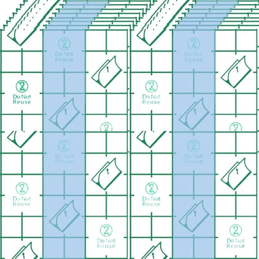 150 Pieces Makeup Hand Palette, Disposable Cosmetics Mixing Palette Foundation Mixing Tray Adhesive Waterproof Transparent Palettes for Makeup Art (2.36 X 2.36 Inch)