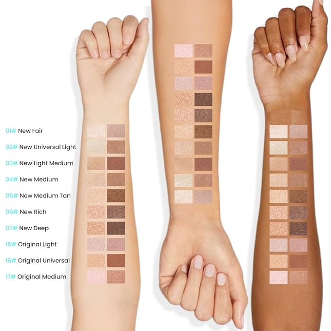 evpct 2in1 Face Shaping & Contouring Stick Cream Contour Concealer Bronzer Stick Makeup Kit for Beginner Face Highlighter Makeup Stick contorno maquillaje de maquillaje profesional,NEW Light Medium