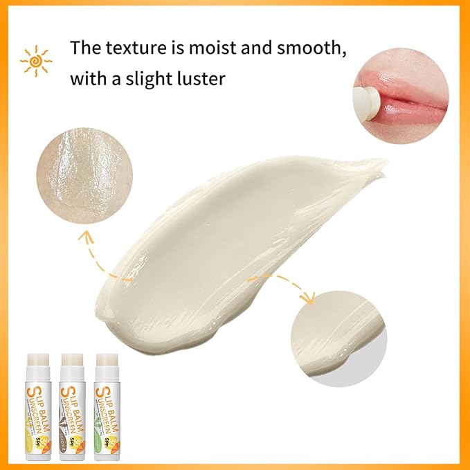 Spf 30 Lip Balm, 3Pcs Sunscreen Lip Balm, Lip Balm With Spf, Flavored Lip Balm, Vitamin E Lip Balm Set, Aloe Vera Hydrating Lip Balm for Women Gilrs