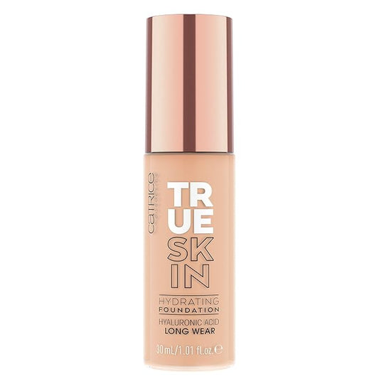 Catrice | True Skin Hydrating Foundation | Lightweight Buildable Coverage with Hyaluronic Acid and Watermelon Seed Oil | Vegan & Cruelty Free (015 | Warm Vanilla)