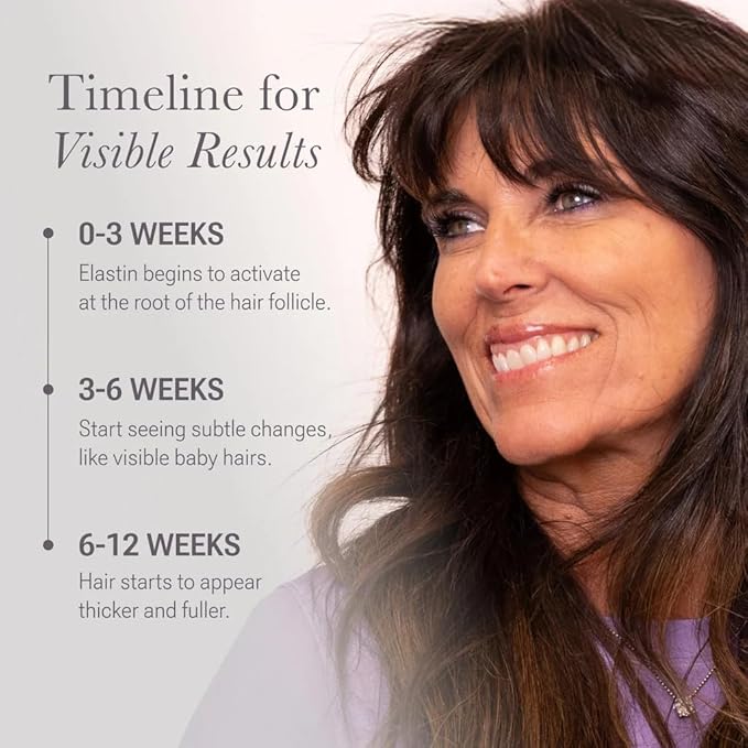 NULASTIN Hair Serum - HAIR Vibrant Scalp Treatment - Promote Scalp Care & Thicker Looking Volume in Thinning Hair - With Keratin & Peptides to Help Minimize Visible Shedding (1.7 Oz)