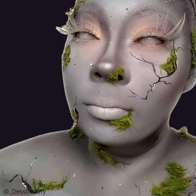 Mehron Makeup Liquid Makeup | Face Paint and Body Paint Perfect for Halloween, Cosplay I Air Brush Compatible 4.5 oz (133 ml) (MONSTER GREY)