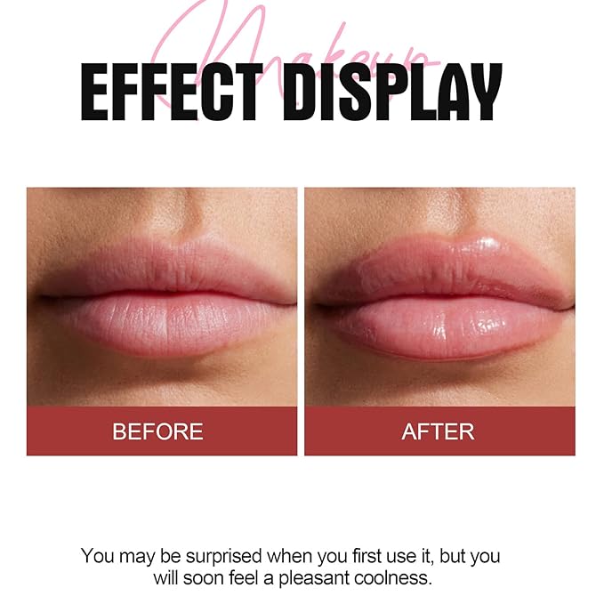 6pcs Lip Plumping Booster Gloss Set, High Shine Glossy & Pearl Effect, 6 Colors Hydrating Liquid Lipstick Set, Infused with Hot Chili Extract for Plumper Looking Lips