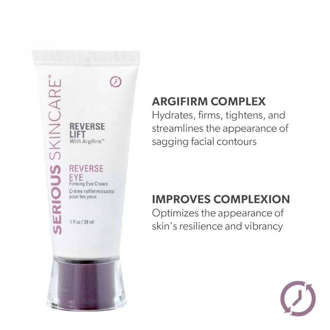 Serious Skincare INSTA-TOX Facial Firming Wrinkle Smoothing Serum and Reverse Lift Firming Eye Cream Set - Filler for Fine Lines, Deep Wrinkles and Pores - Temporary Eye Tightener