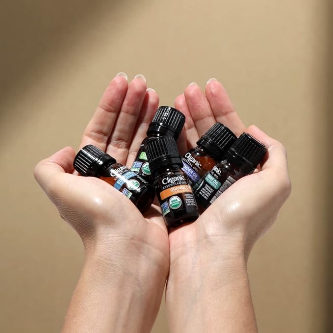 Cliganic Organic Eucalyptus Essential Oil, 100% Pure | Natural Aromatherapy Oil for Diffuser Steam Distilled | Non-GMO Verified (Packaging May Vary)