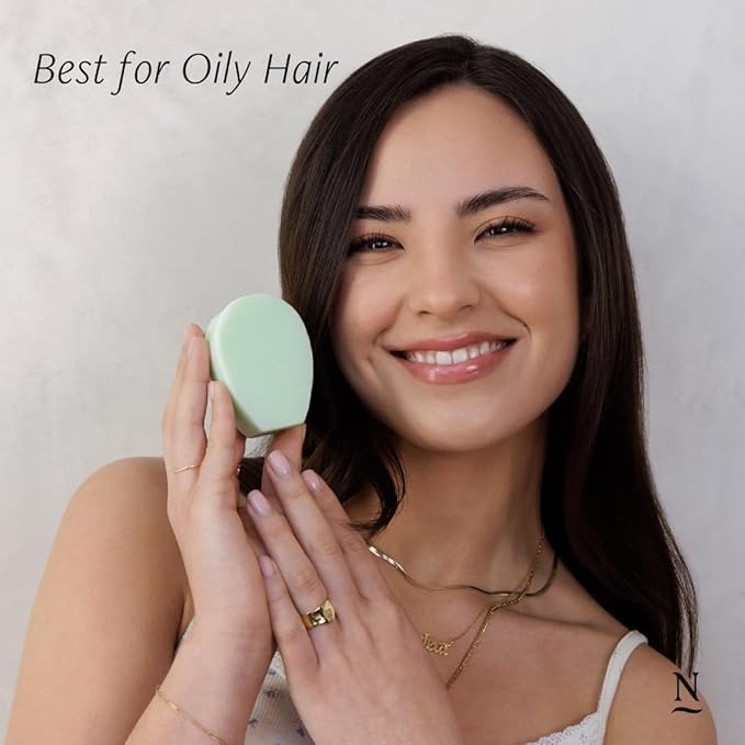 Nopalera Shampoo Bar - Balance and Repair, For Oily Hair, Color Safe, Paraben Free, Silicone & Sulfate Free, Made With Prickly Pear Oil (3.65 oz)