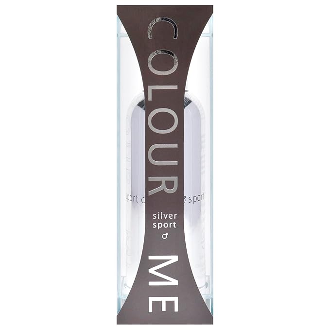 Milton-Lloyd Colour Me Silver Sport -Cologn-for Men - Woody Fragrances - Mens-Cologn - Long Lasting Perfume for Men - Woody-Cologn- 3 oz