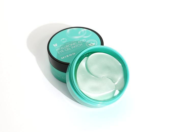 MIZON Triple Hyaluronic Acid Eye Gel Patches – Hydrogel Eye Masks with Seaweed Extract for Deep Hydration, Plumping & Soothing – 60 Pcs Under-Eye Treatment for Dryness & Fine Lines