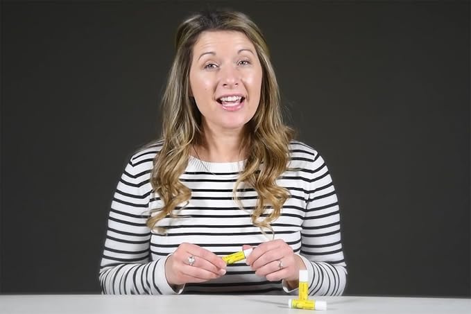 2-Pack Organic Lemon Lip Balm - USDA Certified Organic, 70% Organic Jojoba Oil, Organic Beeswax, Soothes and Softens Dry, Cracked, and Sensitive Lips, Natural Lemon Scent No Taste. 0.15 oz/4.6 gm