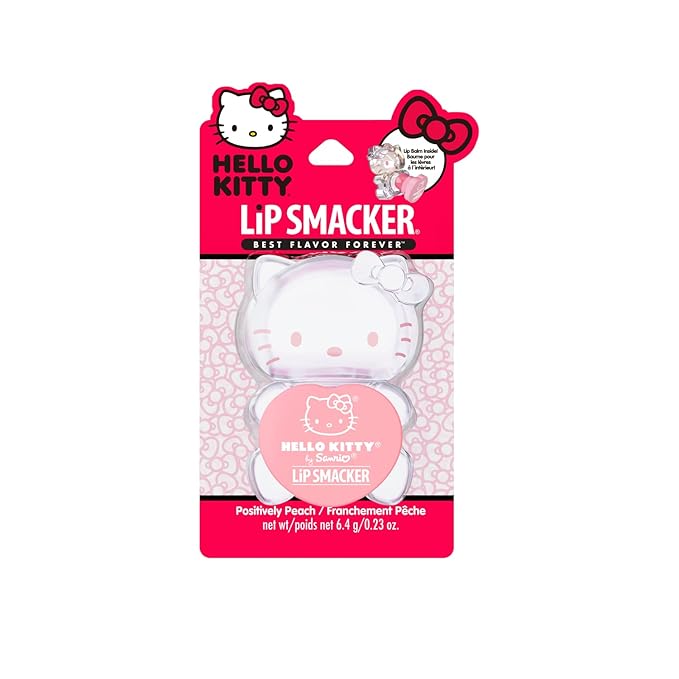 Lip Smacker Hello Kitty Peach-Flavored Gummy Lip Balm | Sanrio Collection | Gifts