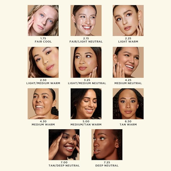 HALEYS Re-form Luminous Skin Foundation, VEGAN + CRUELTY-FREE, Blurs, Conceals, Blendable, Buildable Med-to-Full Coverage, Weightless, Oil-free, All-Day Wear, Hyaluronic Acid, All skin types (7.25)