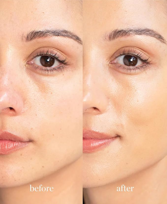 Ere Perez - Natural Lychee Crème Corrector | Vegan, Cruelty-Free, Clean Beauty (Cuatro – Soft Flax, 0.33 oz | 10 ml)