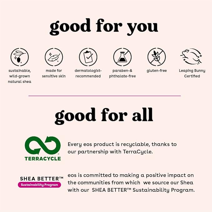 eos 100% Natural & Organic Lip Balm Sticks- Sweet Mint, All-Day Moisture, Dermatologist Recommended for Sensitive Skin, 0.14 oz, 2-Pack