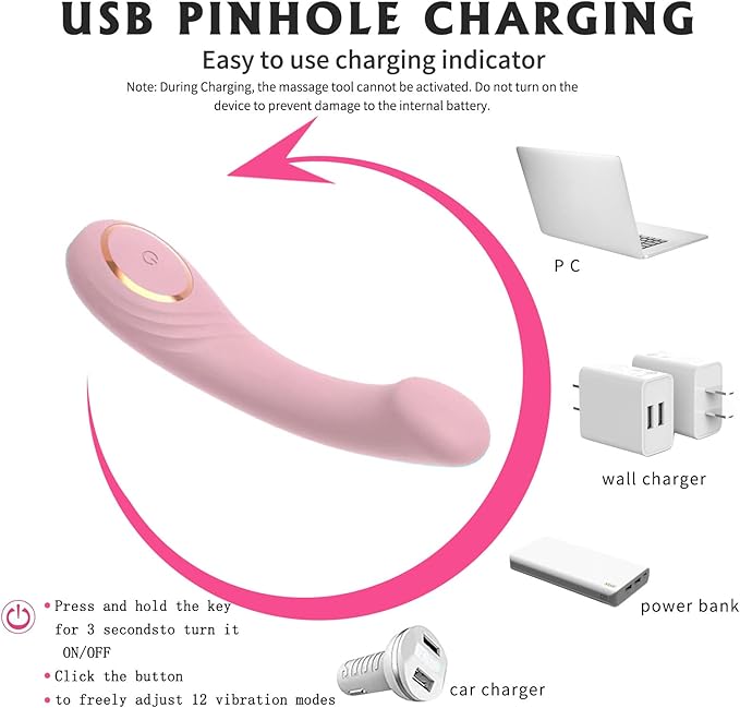 Handheld Eye & Face Electric Massager Wand-Vibration, Firm Tone, Eye Fatigue, Puffy Eyes Dark Circles Eye Bags, Skin Care Tool for Eyes, Beauty Products Absorption, Acupressure-Pink