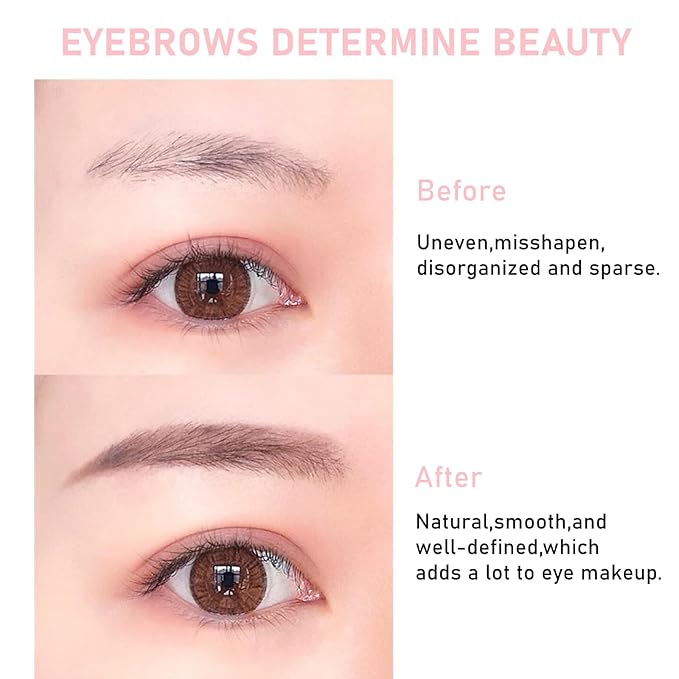 Eyebrow Pencils for Women,1Pack Micro Eyebrow Pencil Waterproof Smudgeproof,Ultra-Precise Tip Long-Lasting Brow Pencils for Natural Looking Eyebrows,Built-In Spoolie Brush,01 Elegant Tea Brown.