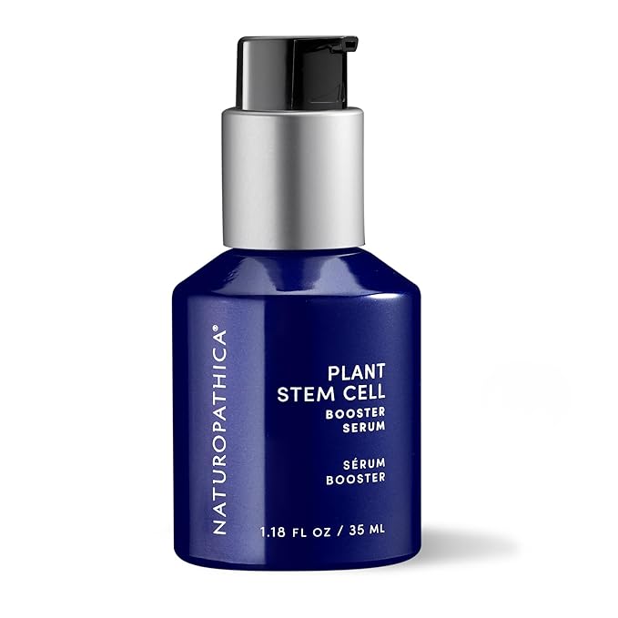 Naturopathica Plant Stem Cell Booster Serum, Daily Anti-Aging Face Serum to Smooth Fine Lines, Firming Facial Serum Helps Plump & Protect Skin, 1.18 fl oz
