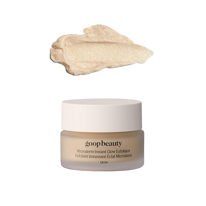 goop Beauty Microderm Exfoliator | Microdermabrasion Scrub to Smooth Textured Skin | Physical & Chemical Exfoliant | Micro-Exfoliating Minerals & Glycolic Acid | 0.5 fl oz