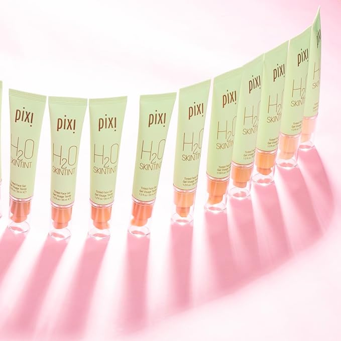 Pixi Beauty H2O SkinTint Tinted Face Gel, 1.2 fl oz / 35 ml, Chai