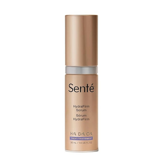 Senté HydraFirm Serum | Supports Collagen and Elastin Production | Restores Firmness and Volume | Formulated with Patented HSA and Peptides | 1 Fl Oz