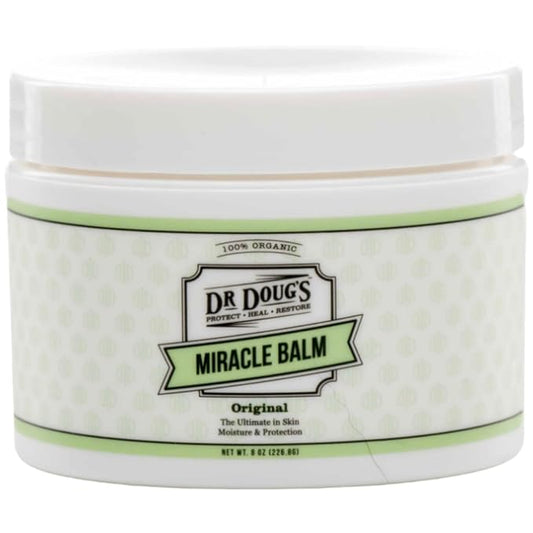 Dr. Doug's Original Miracle Balm – Hydrating, All-Natural & Toxin-Free Skin Care | Organic, Handmade Balm for Dry, Itchy Skin | Cruelty-Free & Paraben-Free Formula