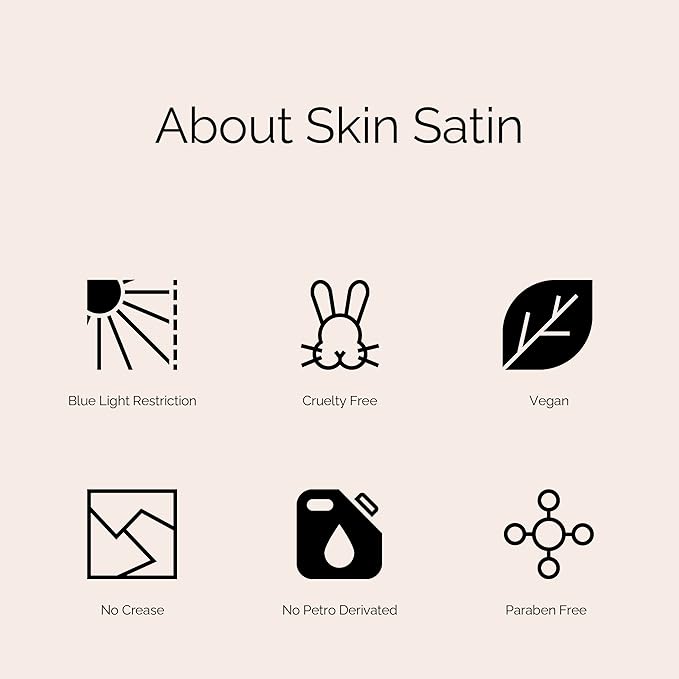 OFIR Skin Satin Medium Coverage Foundation | Vegan | Blue Light Protection | Non-Creasing | 1 FL OZ | (Cream - Very Fair Neutral)