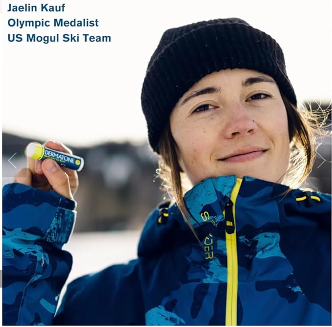 Dermatone Lip Balm SPF 30 | Medicated | Moisturizing | Cocoa Butter, Aloe, Vitamin E | Soothe & Replenish Chapped Lips | 2-Pack, 0.15 oz sticks