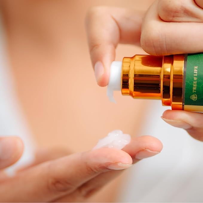 Tree of Life Beauty Anti-Aging Eye Treatment Gel Cream to Hydrate Dark Circles and Reduce Puffiness, Bags and Wrinkles, Vitamin C