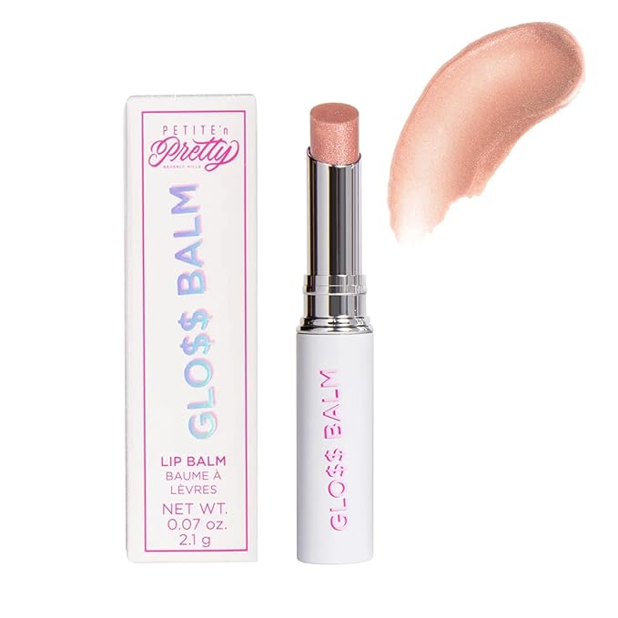 Petite 'n Pretty Glo$$ Lip Balm ($tocks & Bronze) - Makeup for Kids, Tweens, Teens - Hydrating, Lightweight Lip Gloss, Made in the USA