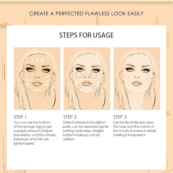 Beauty Glazed Soft Matte Silky Full Coverage Liquid Foundation, Multi-Use Buildable Foundation Lightweight Feel Oil Control Longwear Naturally Flawless Coverage Foundation (104 Buff Beige)